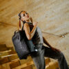 Core Embossed 8 Check Wheely Backpack – Image 6