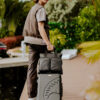Core Embossed 8 Check Crossover Backpack – Image 6