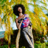 Brushed Neon Flowers Crossbody – Image 2