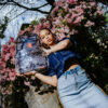 Clear Grey Check Clear Backpack – Image 4