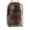 Clear Brown Check Clear Backpack Check – Image 3
