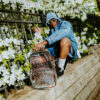 Clear Brown Check Clear Backpack Check – Image 6