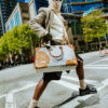 Henny Raceway Cream Pyramid Duffle – Image 4