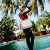 Core Embossed Ivory Tortuga Tote – Image 4