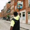 Blue Zombie Shark Backpack – Image 2