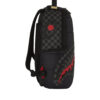 Black Puffer Grey Check Backpack – Image 3
