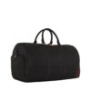 Black Puffer Grey Check Duffle – Image 2