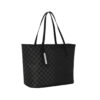 Half Spritz Black/grey Check Tote – Image 2