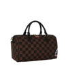 PEEKING CHARACTER CHECK MINI DUFFLE – Image 2