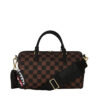 PEEKING CHARACTER CHECK MINI DUFFLE – Image 4