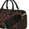 PEEKING CHARACTER CHECK MINI DUFFLE – Image 5