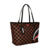 PEEKING CHARACTER CHECK TOTE – Image 3