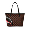 PEEKING CHARACTER CHECK TOTE – Image 5
