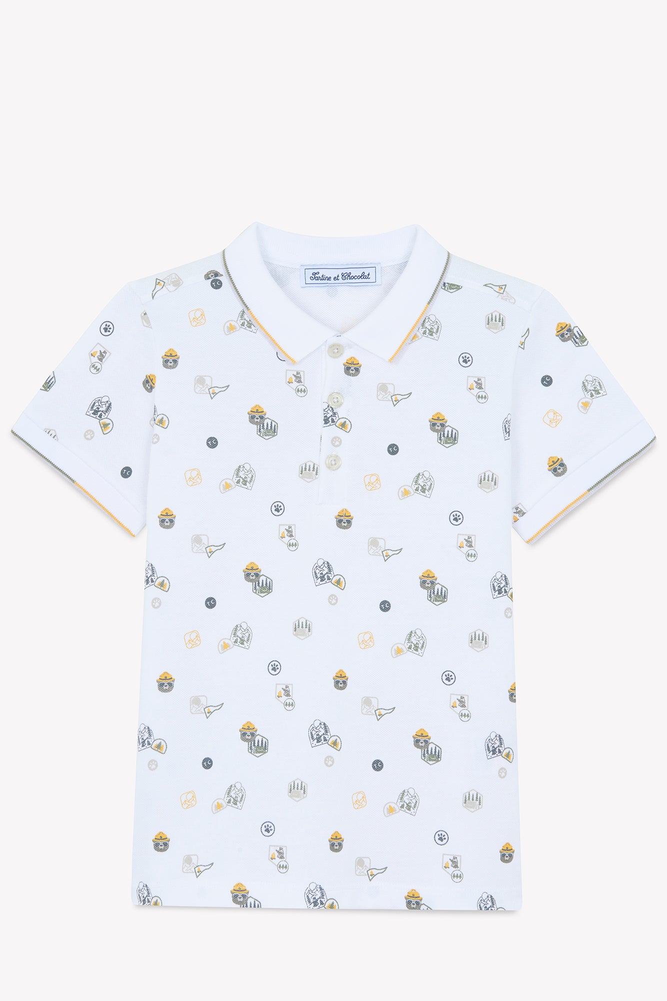 Polo - Vert fougère illustration explorateur – Image 4