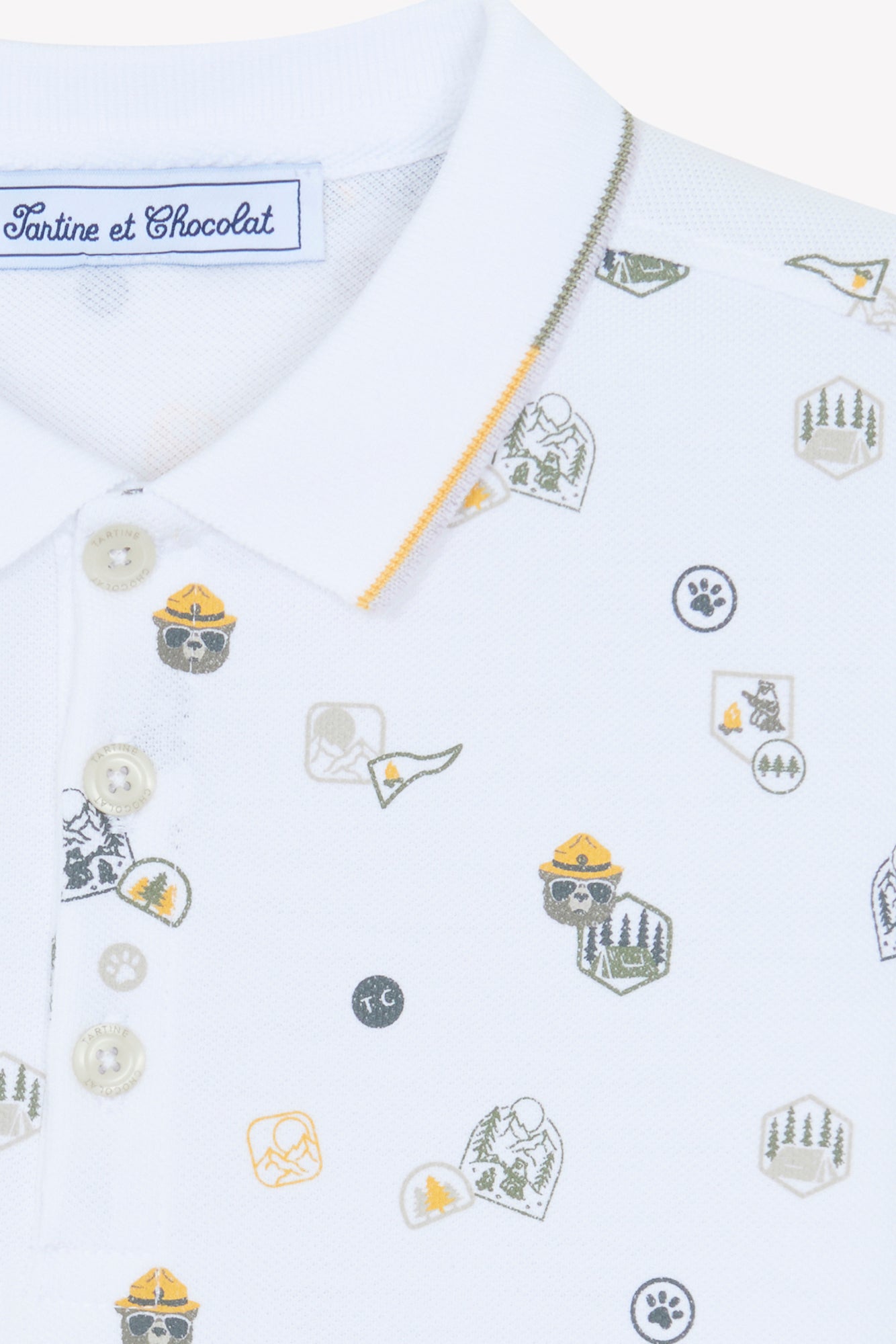 Polo - Vert fougère illustration explorateur – Image 6