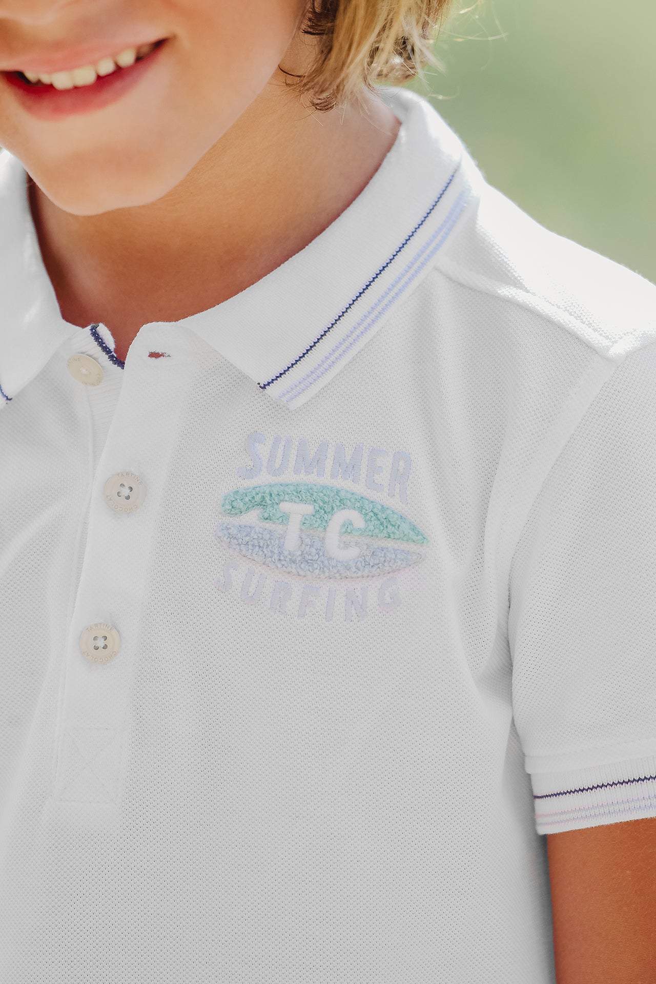 Polo - Marine maille piquée – Image 2