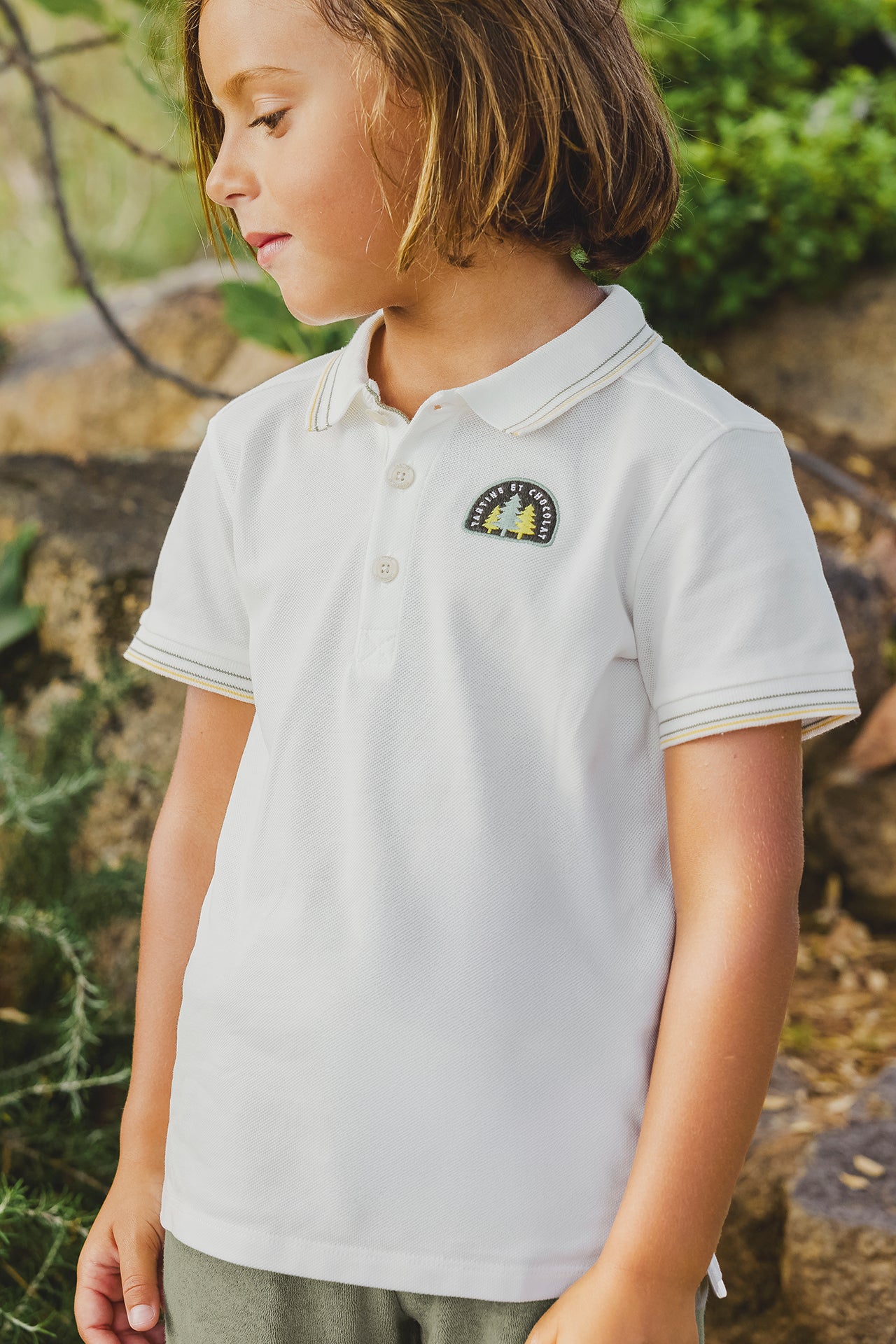 Polo - Miel maille piquée – Image 2