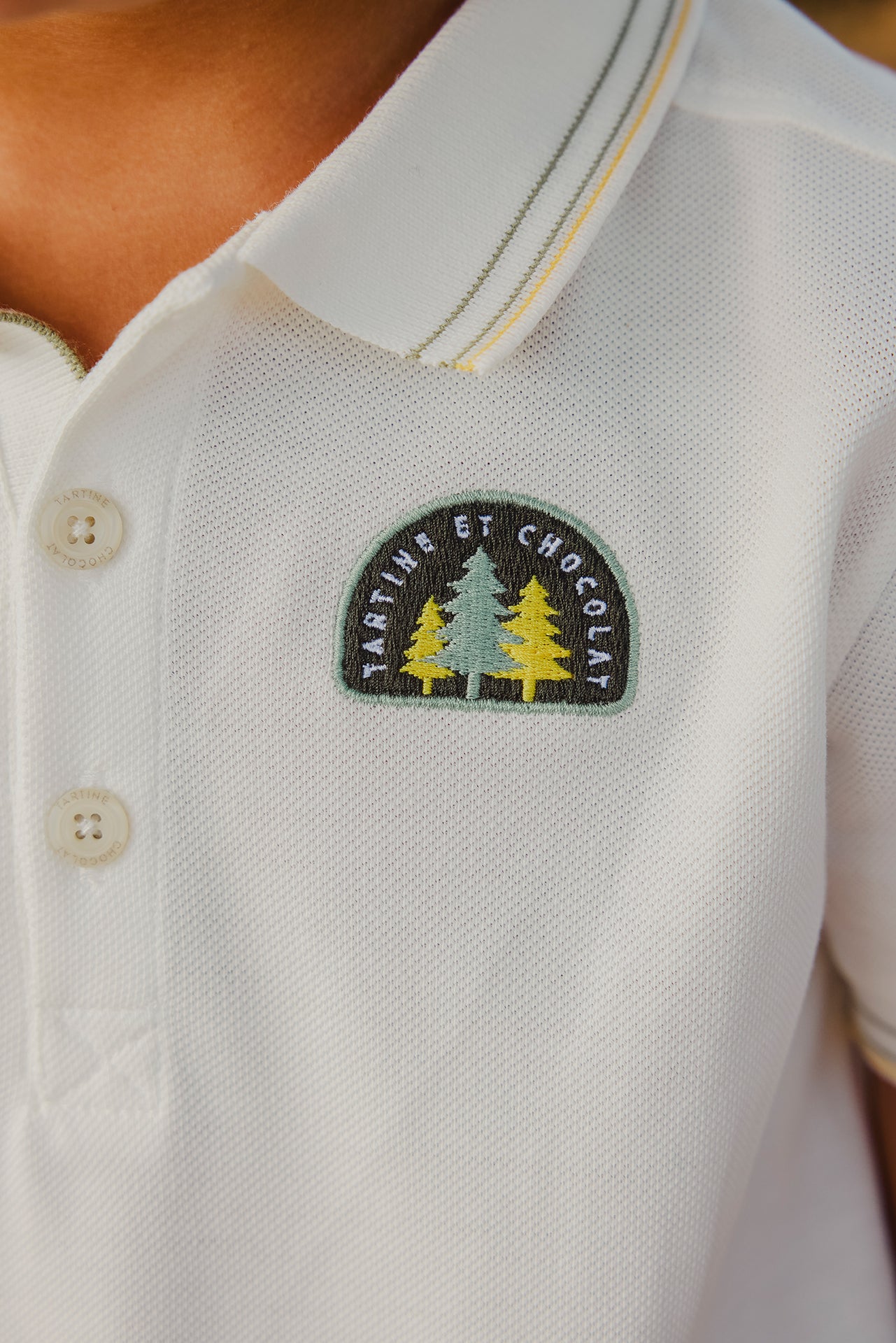 Polo - Miel maille piquée – Image 3