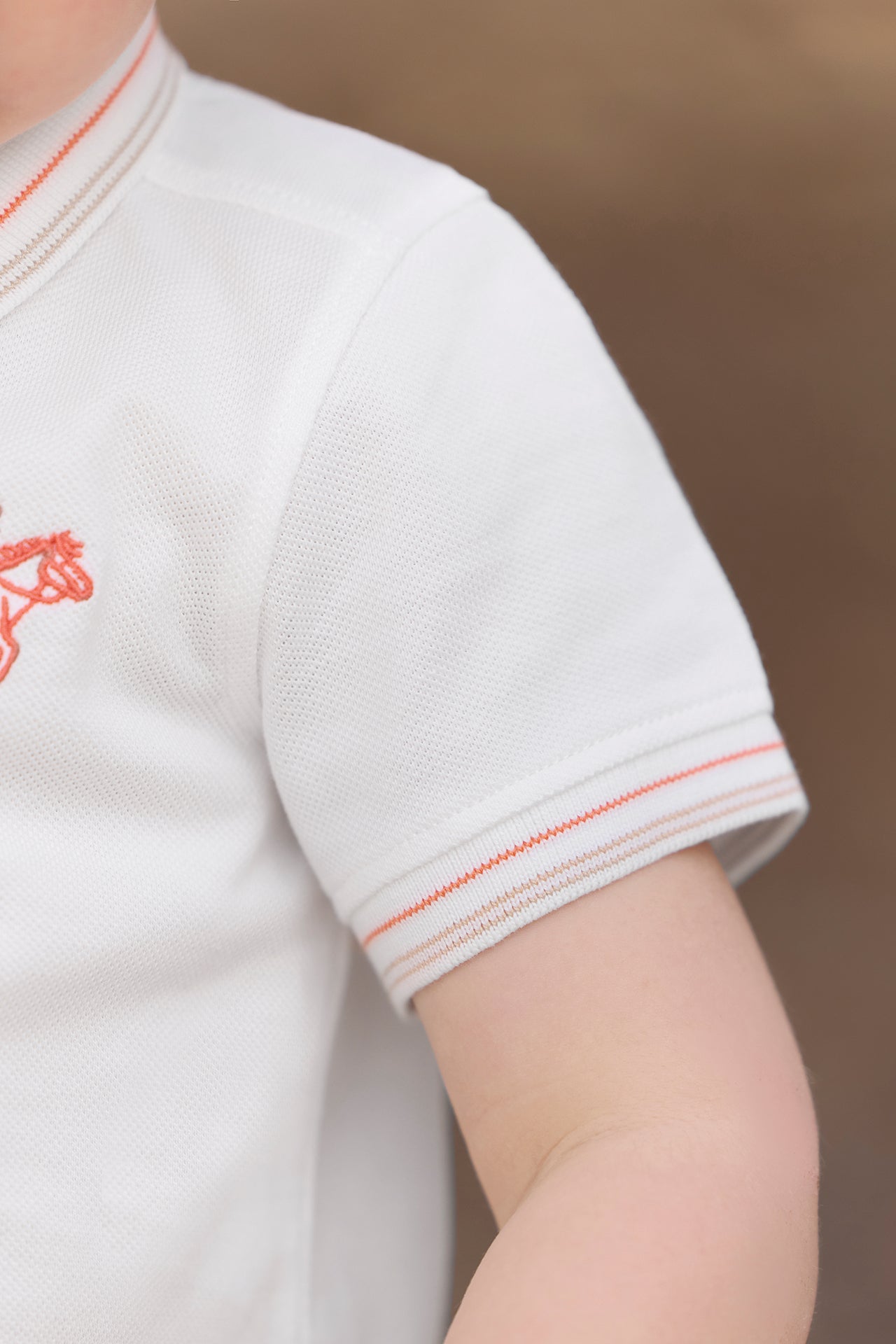 Polo - Orange maille piquée – Image 5