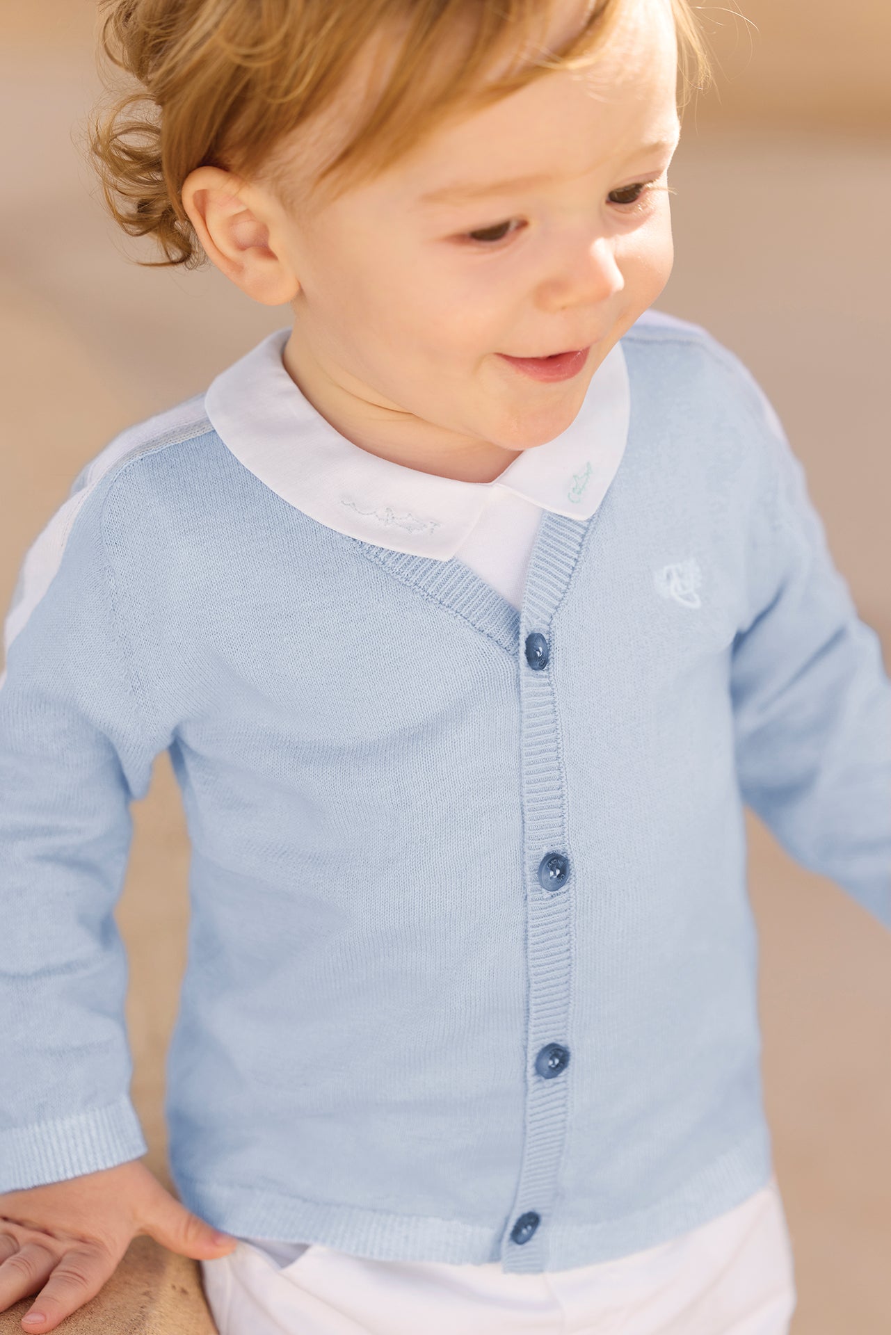 Gilet - Bleu lavé lin