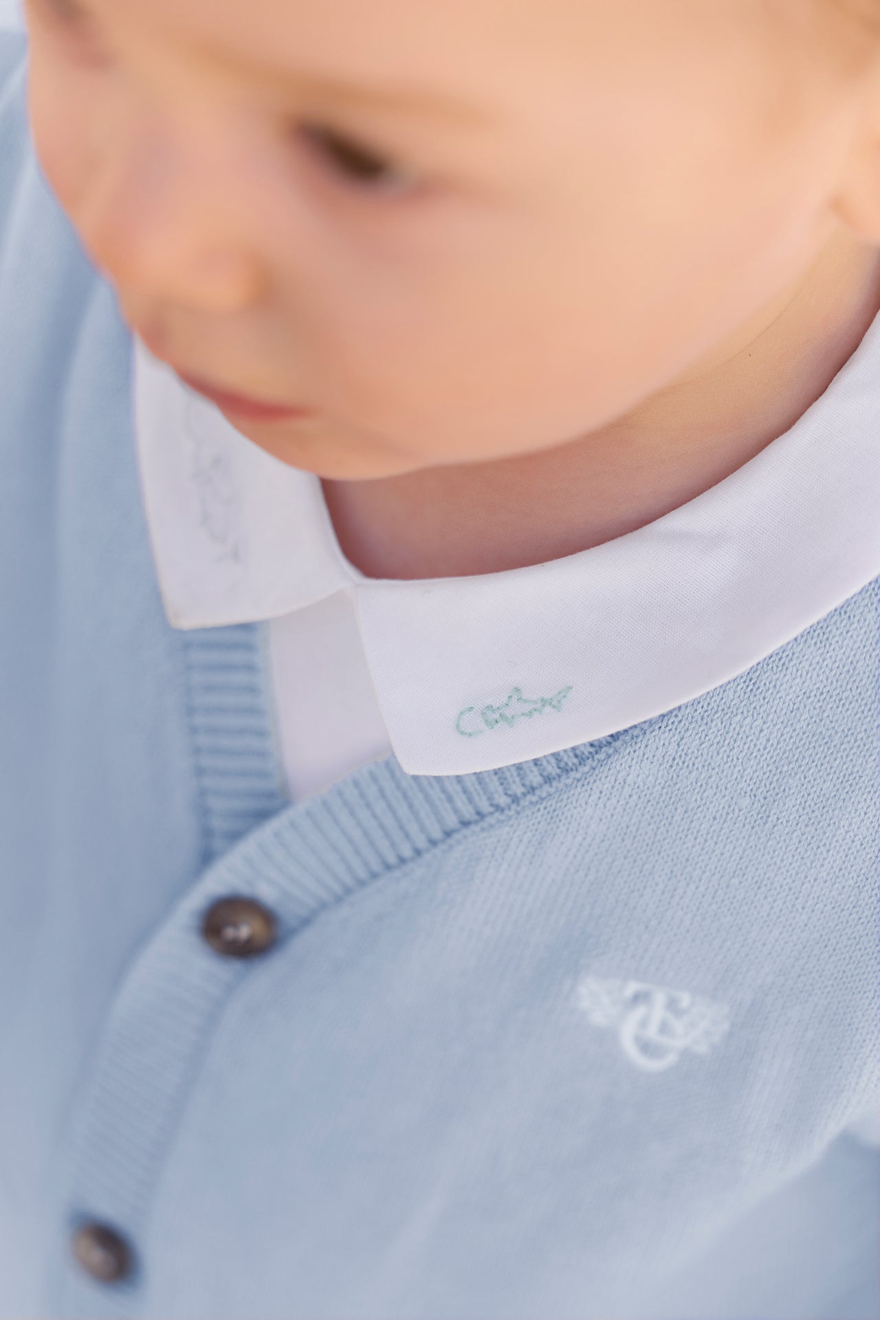 Gilet - Bleu lavé lin – Image 2