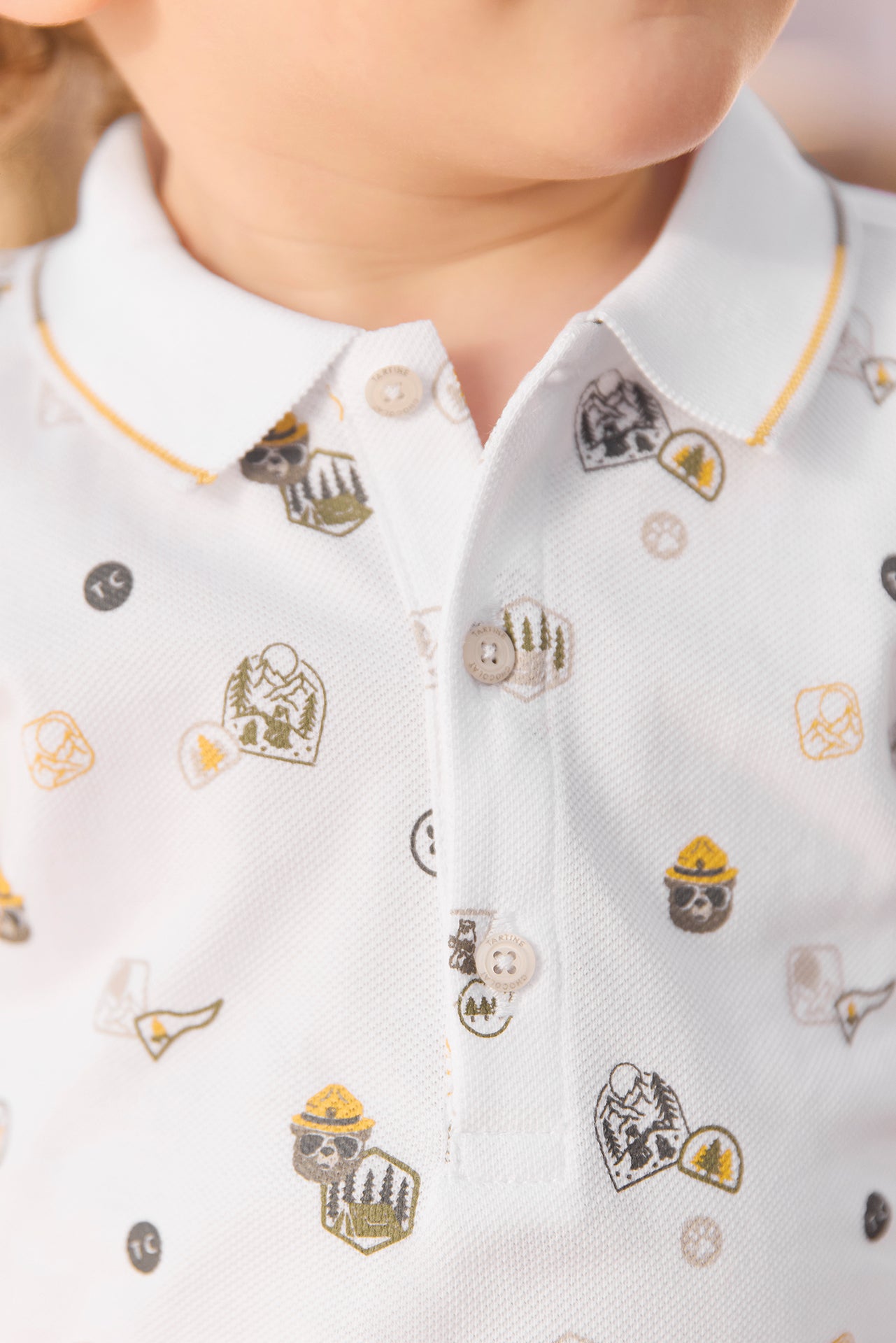 Polo - Vert fougère illustration explorateur – Image 2