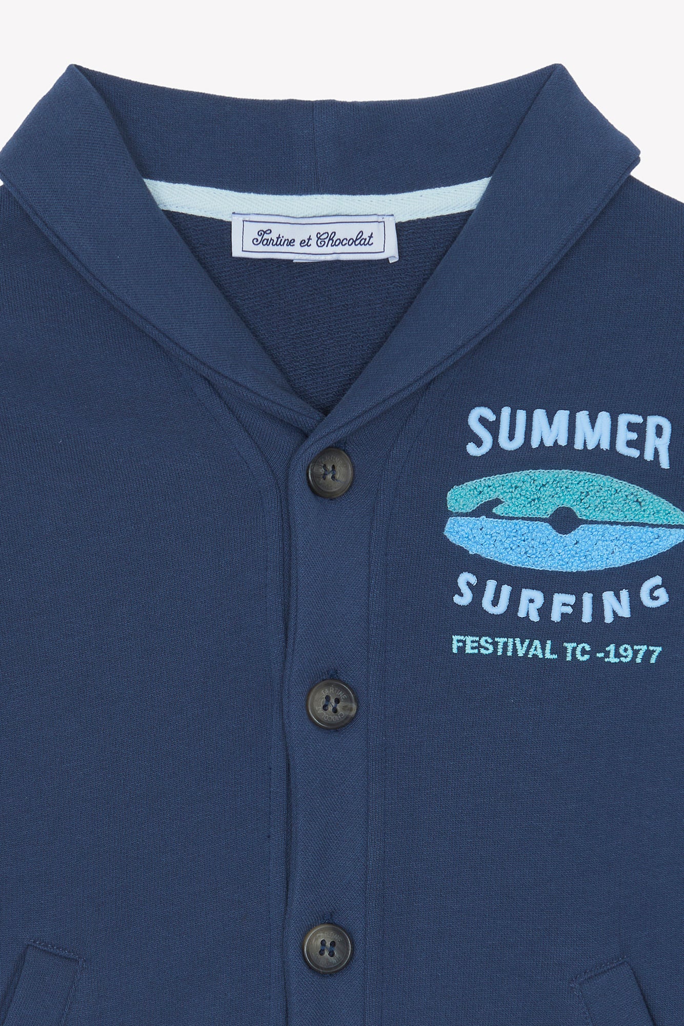 Gilet - Marine col châle summer surfing – Image 5