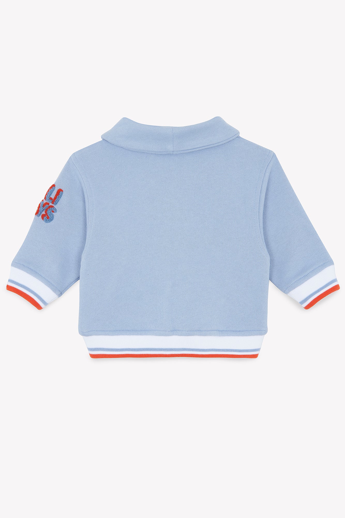 Gilet - Bleu grisé col châle – Image 5