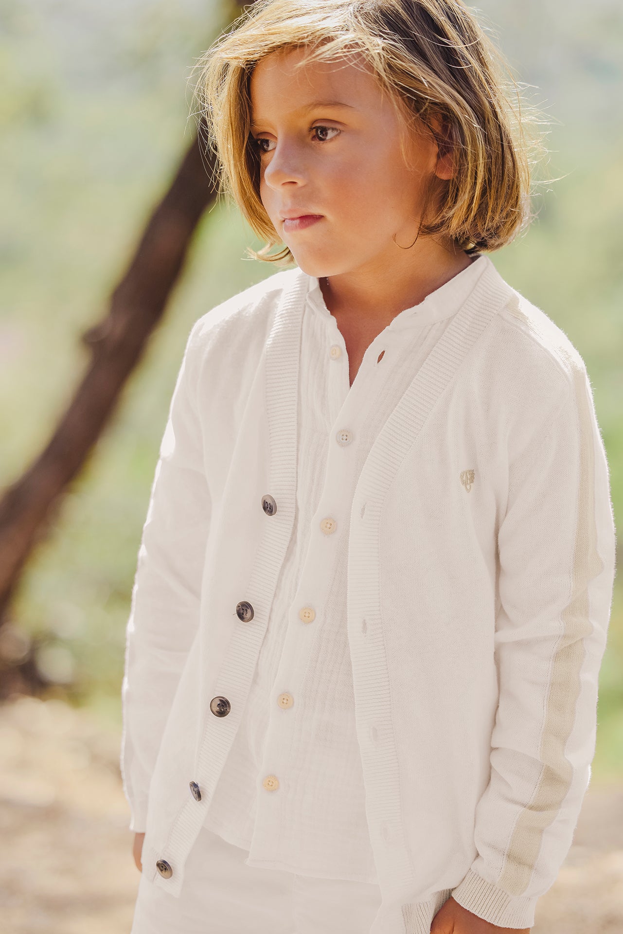 Gilet - Ecru lin – Image 3