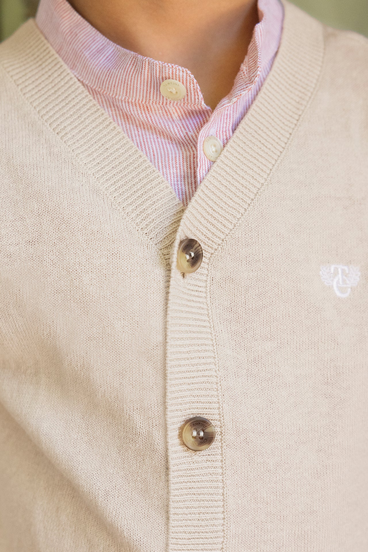 Gilet - Beige lin – Image 2