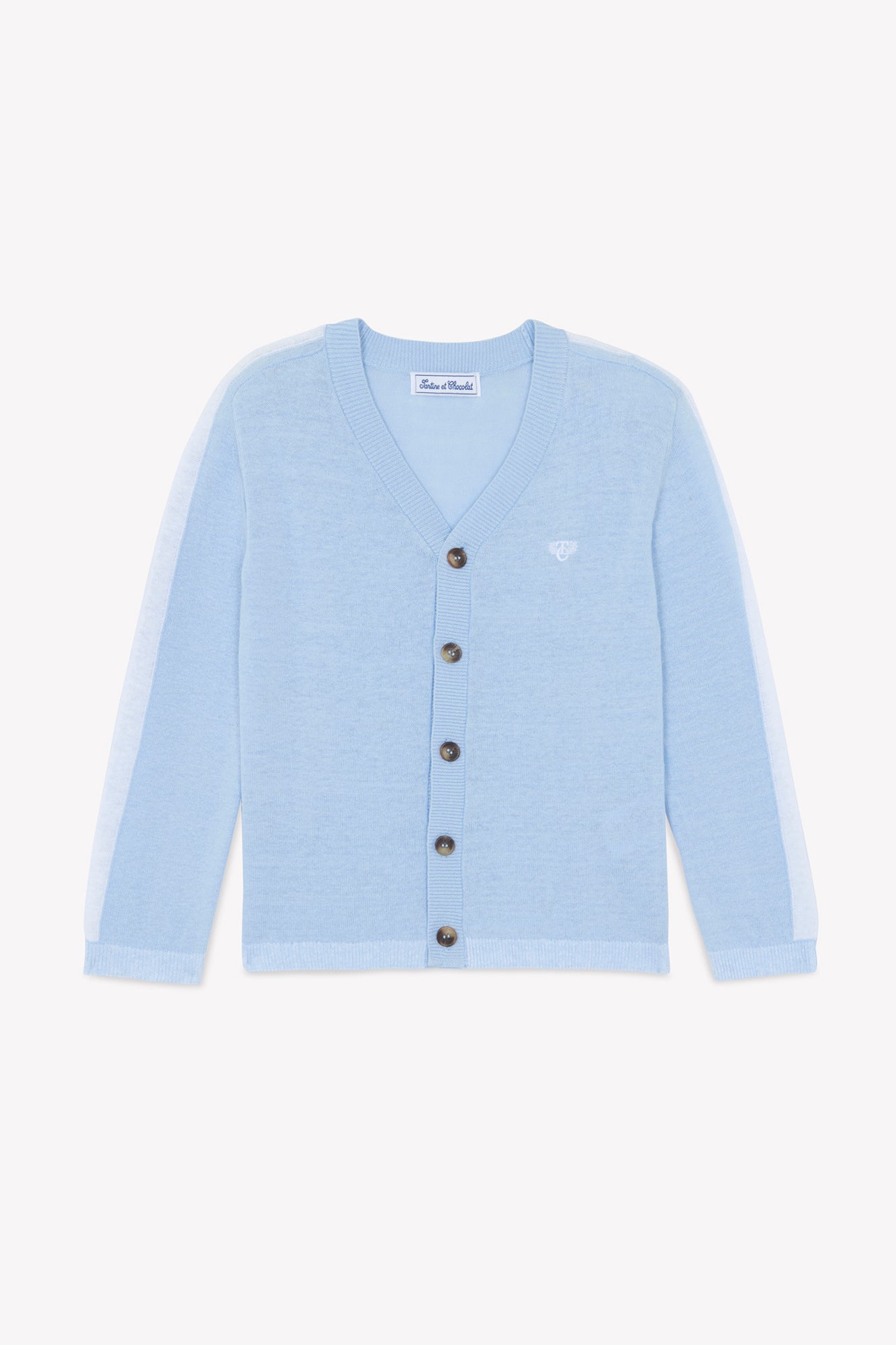 Gilet - Bleu lavé lin – Image 5