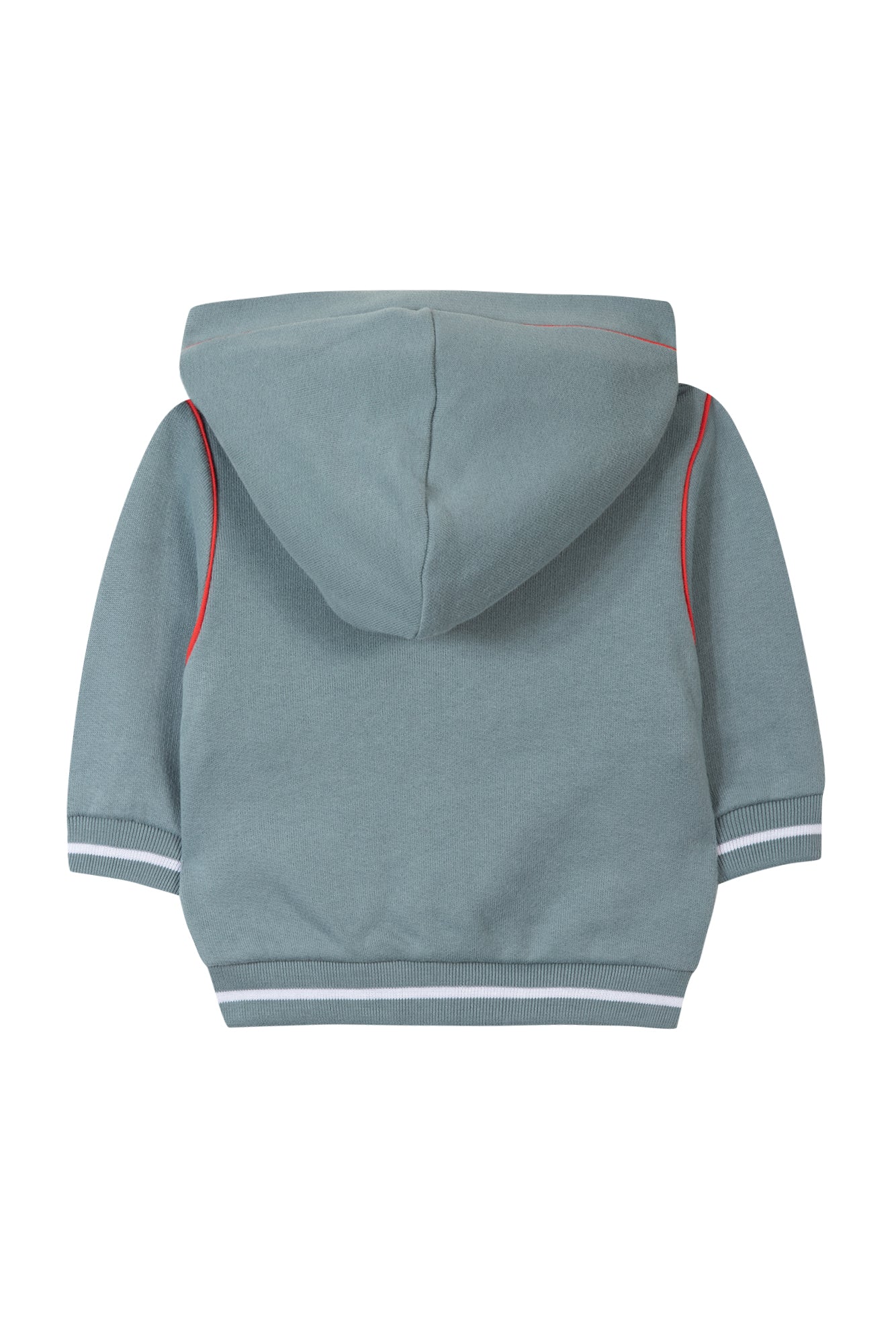 Gilet - Vert de gris molleton – Image 2