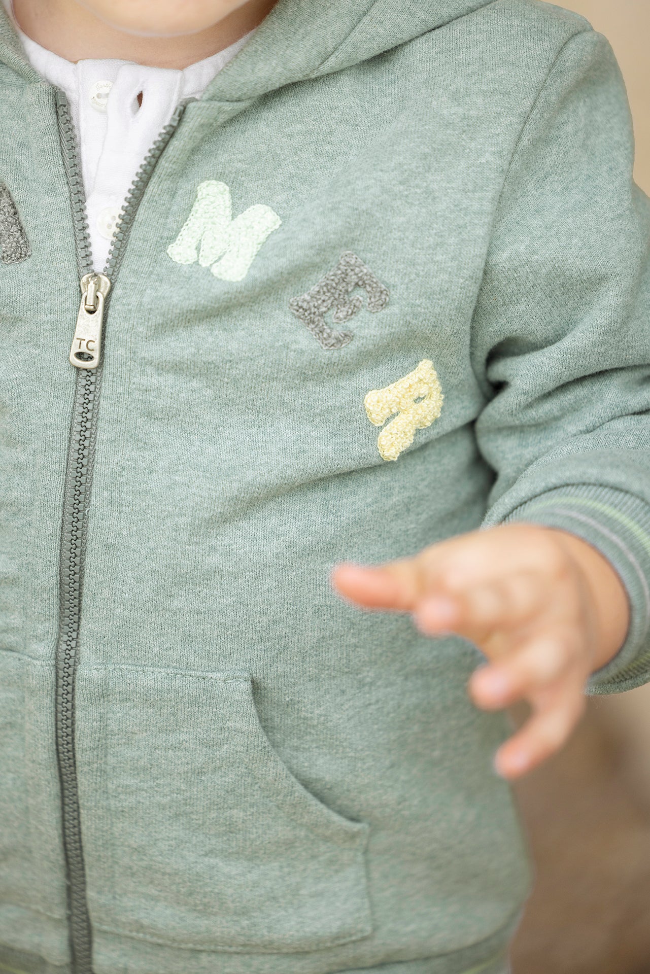 Gilet - Vert chiné summer – Image 2