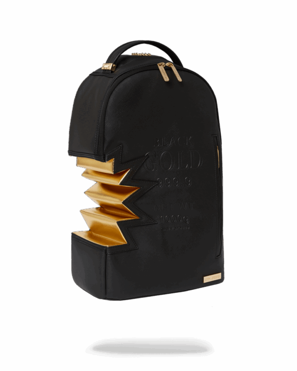 Sprayground Backpack Ai3 BLACK GOLD DLX BACKPACK Black