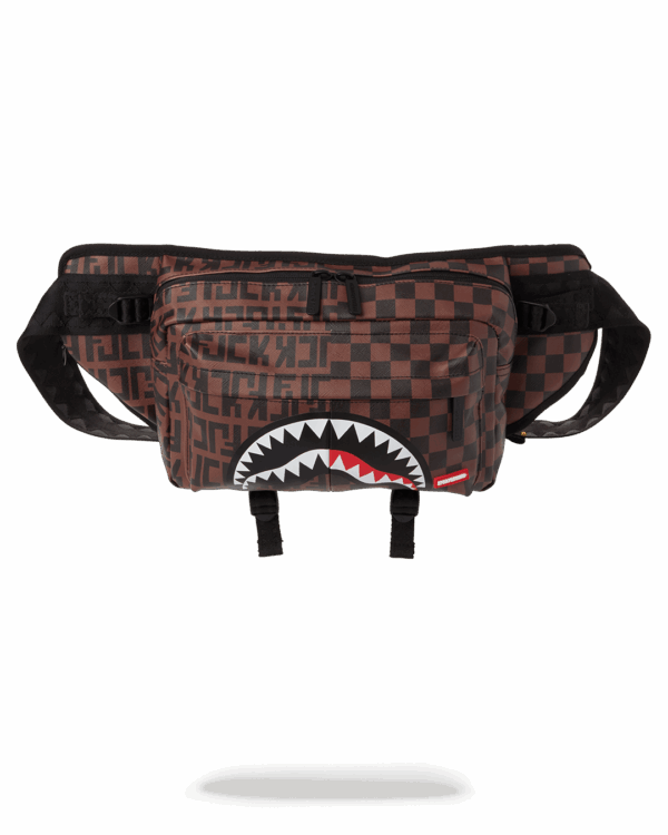 Split Checkered Doubleside Crossbody