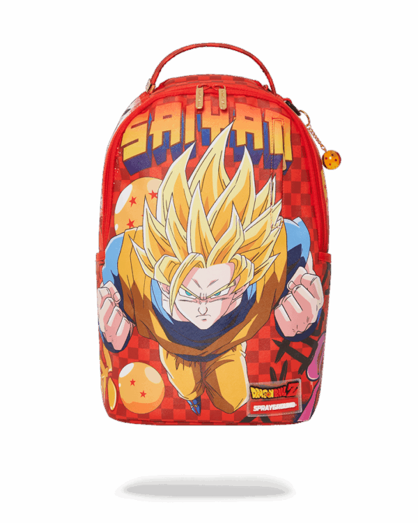 Sprayground Backpack DBZ ON THE RUN RED CHECK Red
