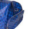 Blue Checkered Shark Duffle – Image 4
