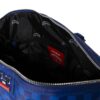 Blue Checkered Shark Duffle – Image 6