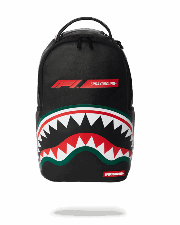 Sprayground Backpack FORMULA 1 OFFICIAL RACE TEAM BACKPACK (DLXV) Black