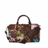 Sprayground Bag GARDEN OF SHARKS MINI DUFFLE Brown – Image 5