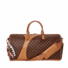 Sprayground Bag HENNY AIR TO THE THRONE DUFFLE Brown – Image 5