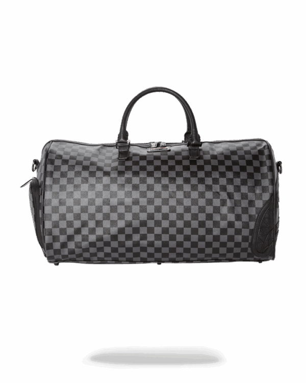 Henny Black Checkered Duffle