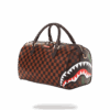 Sprayground Bag CHECK SPLIT MINI DUFFLE Brown – Image 3