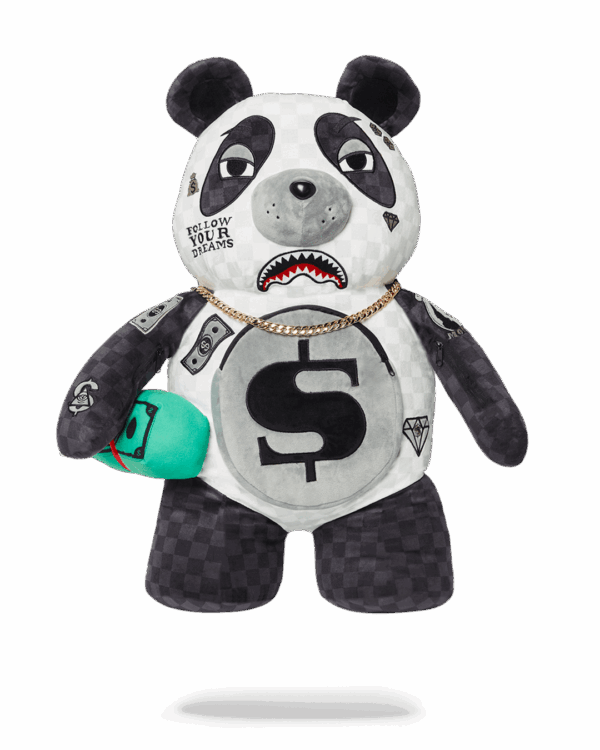 Sprayground Backpack MONEY BEAR TEDDY BEAR BACKPACK PANDA PANDA PANDA Multicolor