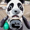 Sprayground Backpack MONEY BEAR TEDDY BEAR BACKPACK PANDA PANDA PANDA Multicolor – Image 2