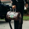 Sprayground Bag MONEY CHASER MINI DUFFLE Brown – Image 6
