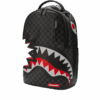 Sprayground Backpack SHARK BITE SHARKS IN PARIS GRAY BACKPACK (DLXV) Black – Image 3