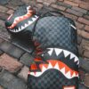 Sprayground Backpack SHARK BITE SHARKS IN PARIS GRAY BACKPACK (DLXV) Black – Image 6