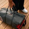 Sprayground Bag SHARK BITE SHARKS IN PARIS GRAY DUFFLE Multicolor – Image 6