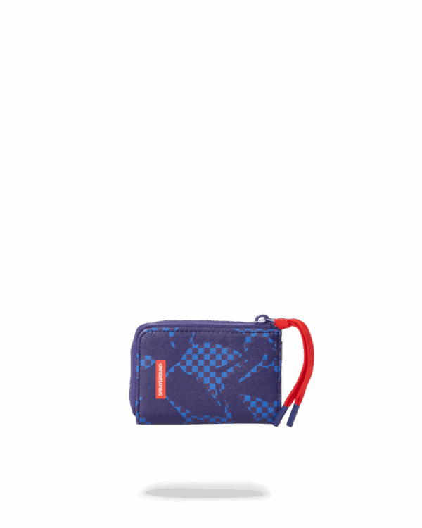Camo Blue Shark Pattern Wallet